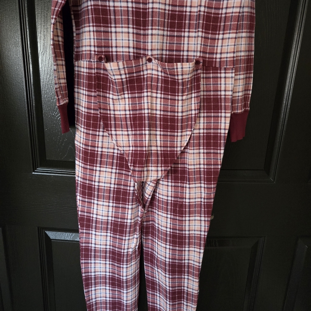 JOCKEY Womens Waffle Plaid Union Whimsy Pajamas Size L - Picture 12 of 14
